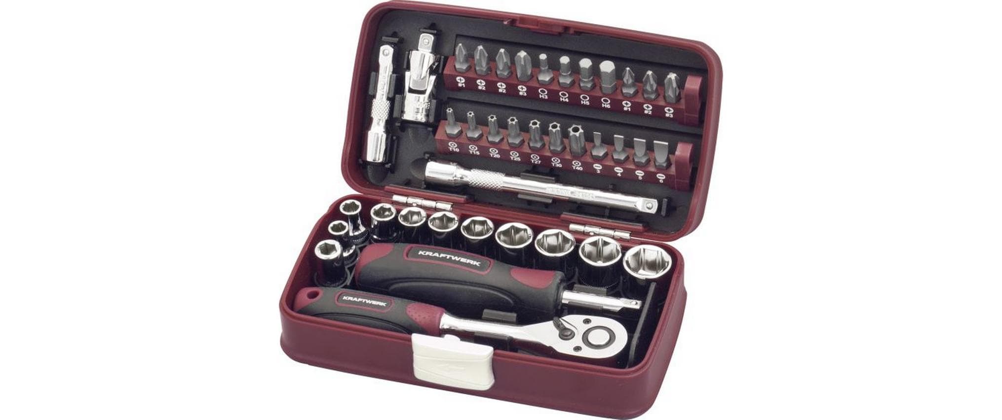 Kraftwerk Steckschlüsselsatz 99073 38-teilig 1/4"