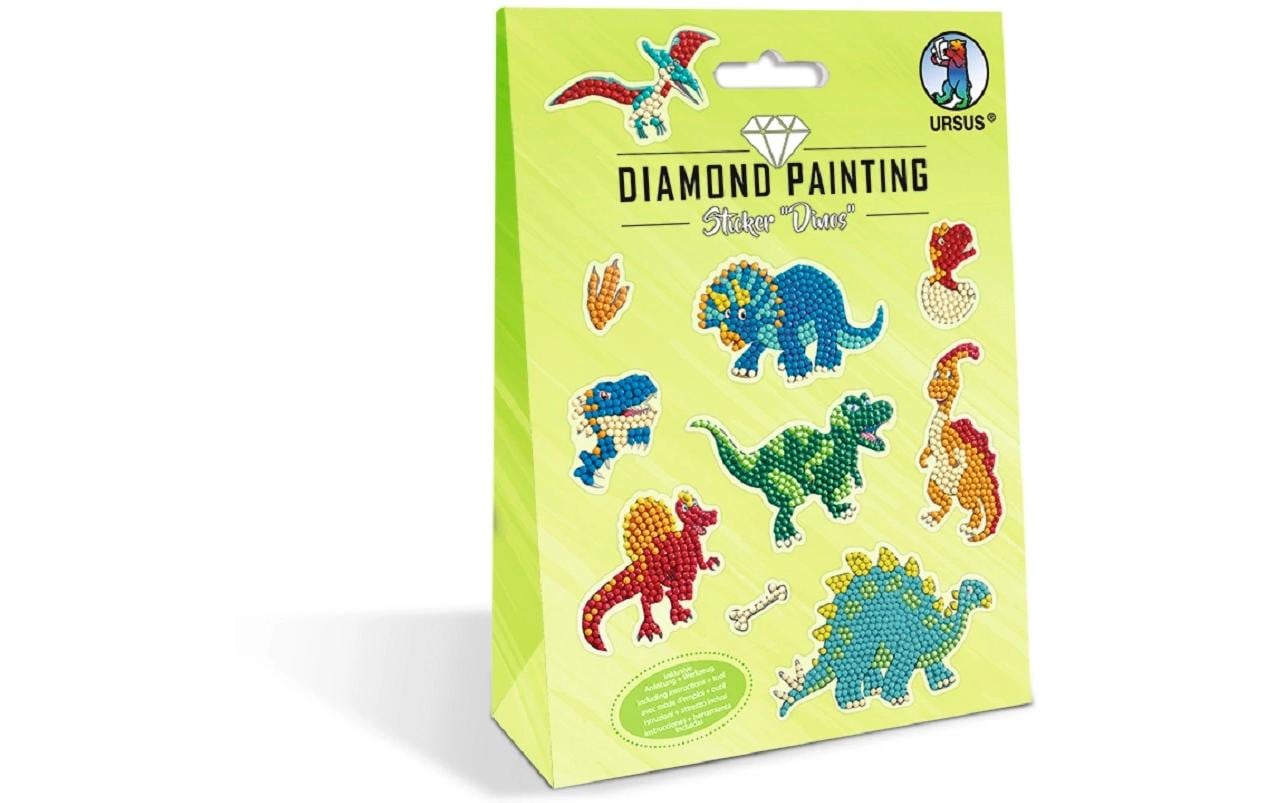 URSUS Diamond Painting Dinosaurier Stickers