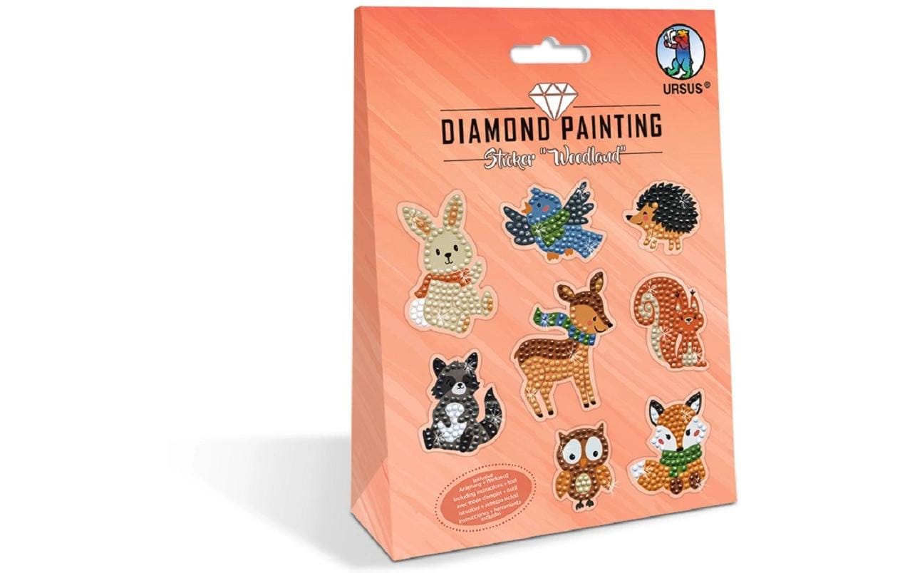 URSUS Diamond Painting Tiere Stickers