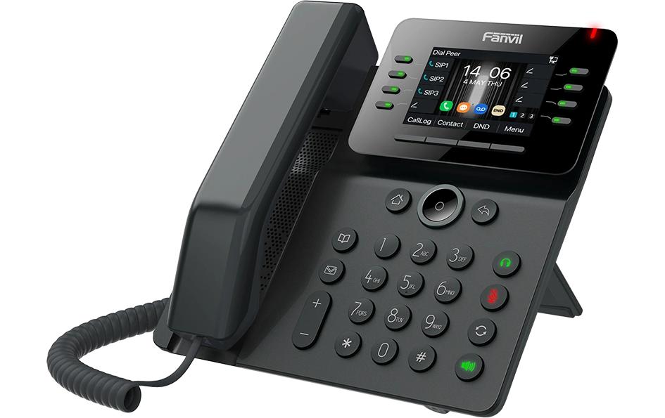 Fanvil V63 Essential Business Phone Schwarz SIP-Tischtelefon