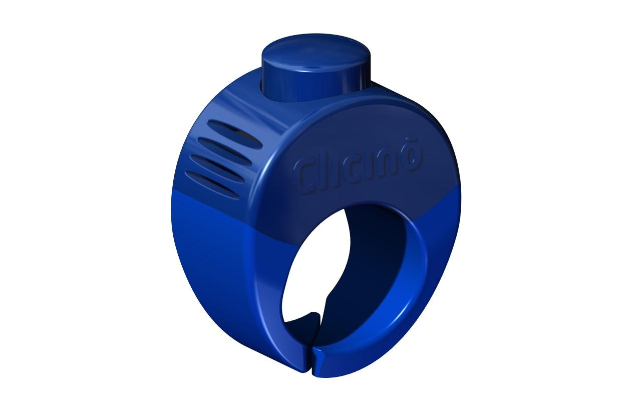 Clicino Hundeclicker Ring Grösse XL Blau Clicker, Ringrösse 21-22.5mm