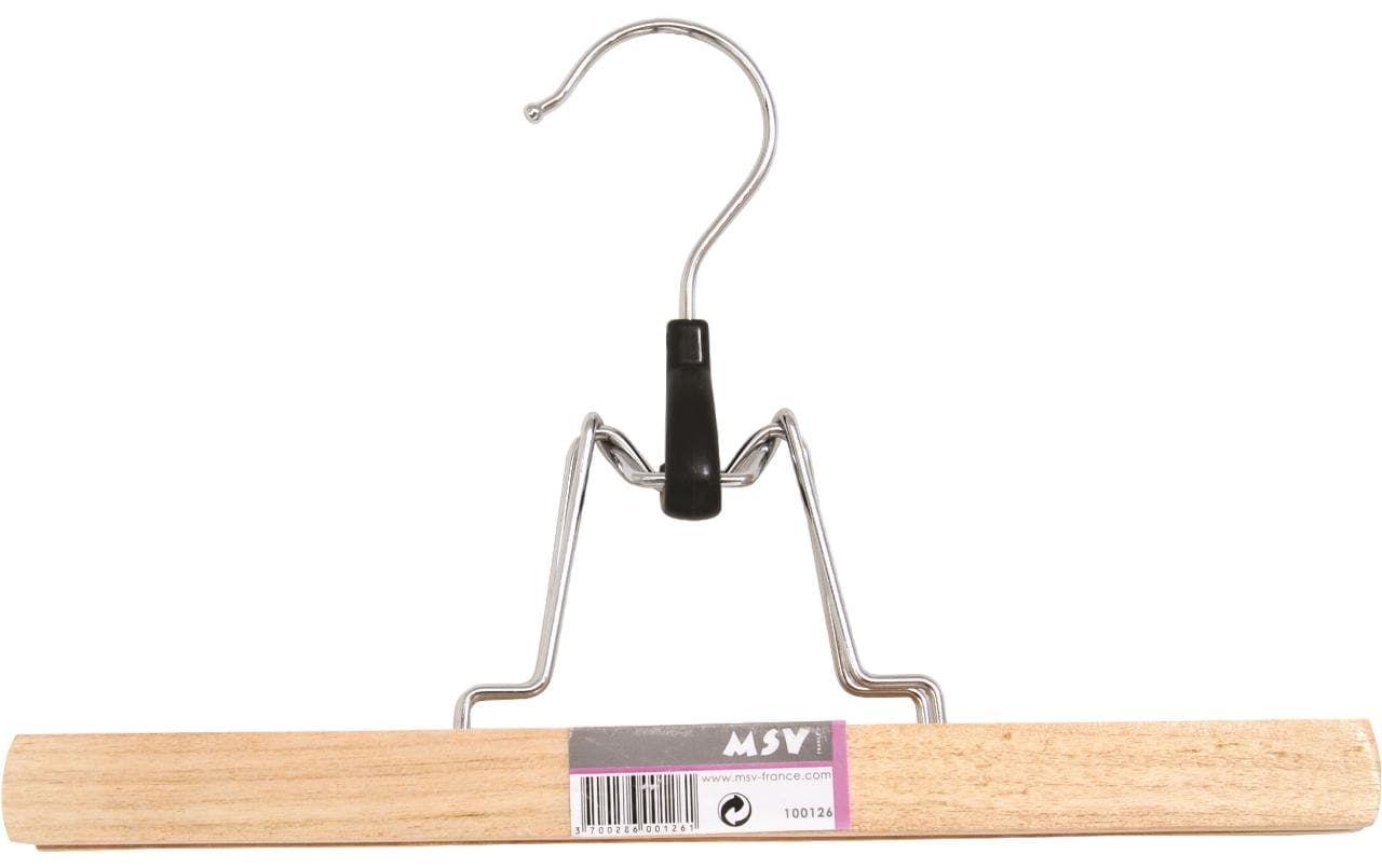 MSV Hosenklemmbügel Holz