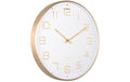 KARLSSON Wanduhr Elegance Glow Exkl. 1 x AA Batterie, White