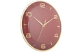 KARLSSON Wanduhr Sienna Glow Exkl. 1 x AA Batterie, Red ochre