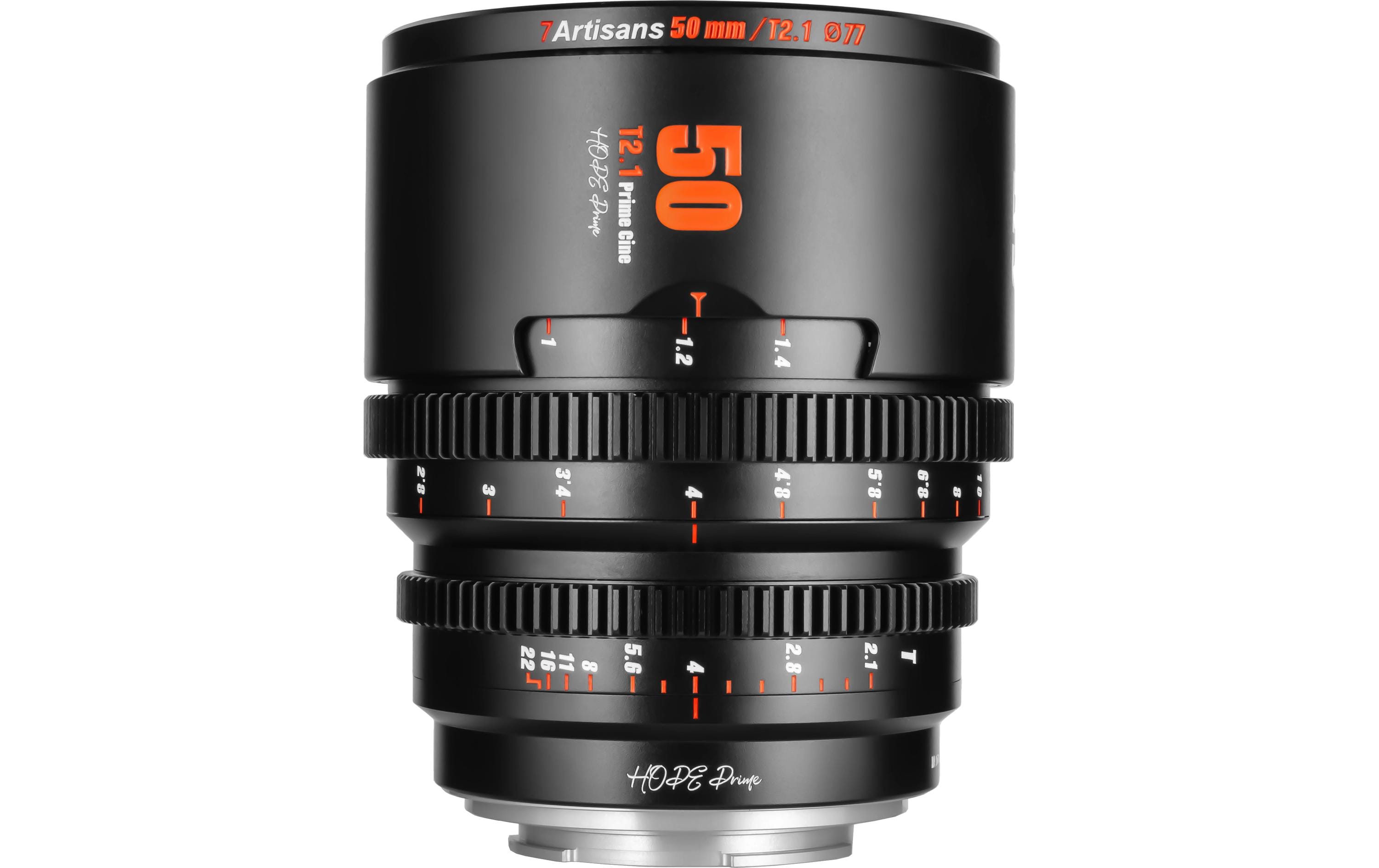 7Artisans 50T21B-M 50mm T2.1 M43 Mount