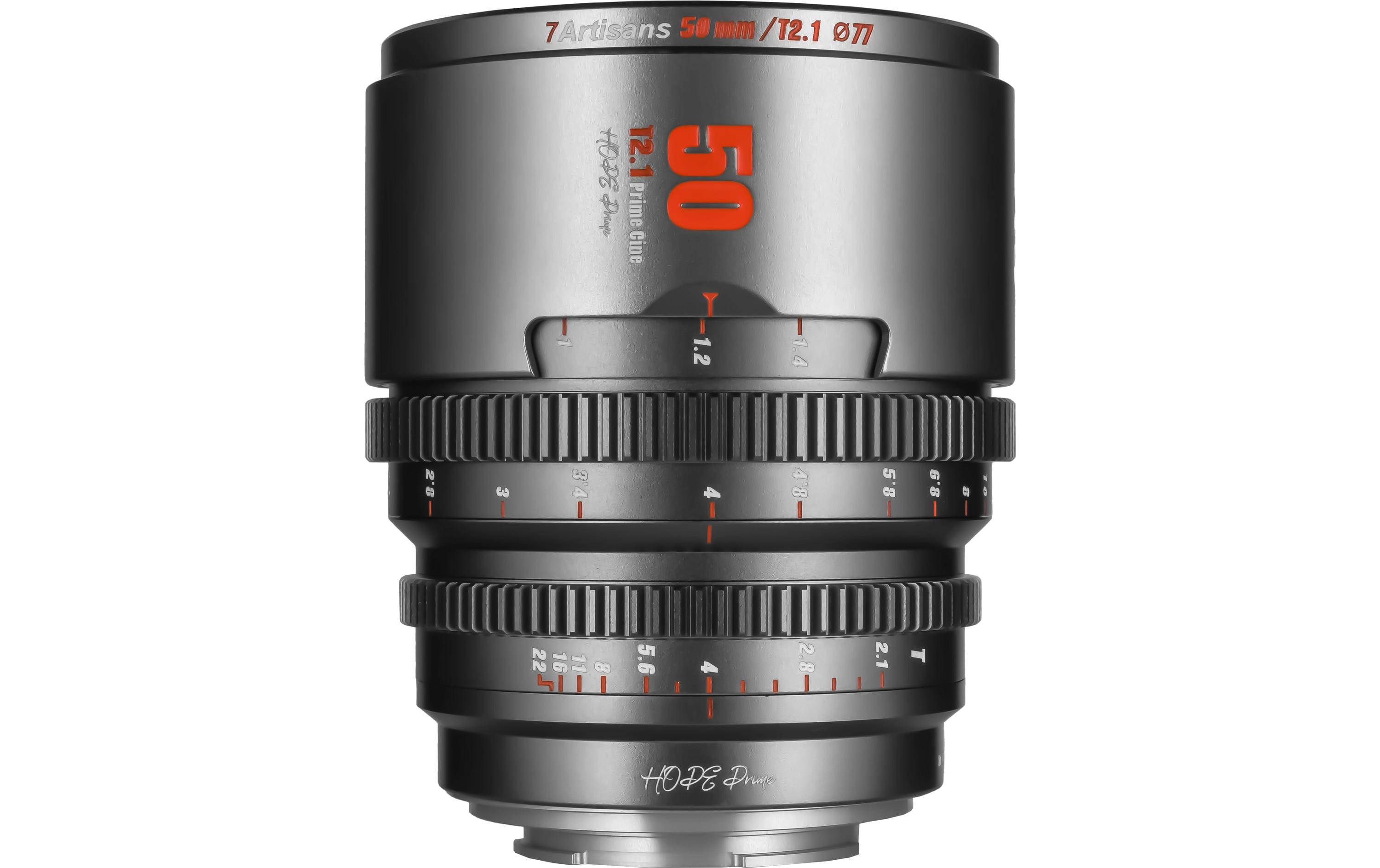 7Artisans 50T21TG-R 50mm T2.1 Canon RF Mount