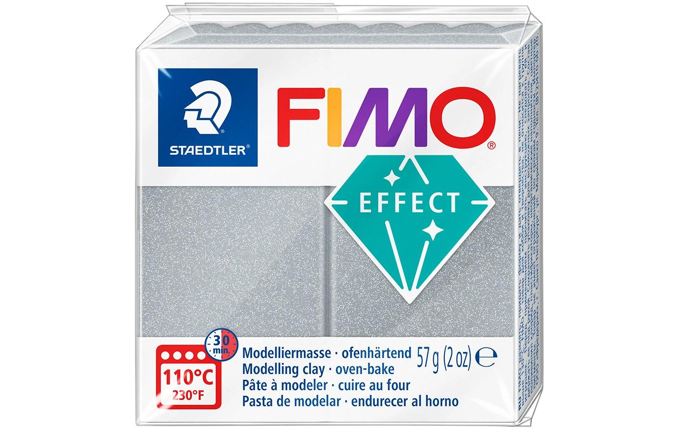 FIMO effect Modelliermasse silber metallic, 57 g