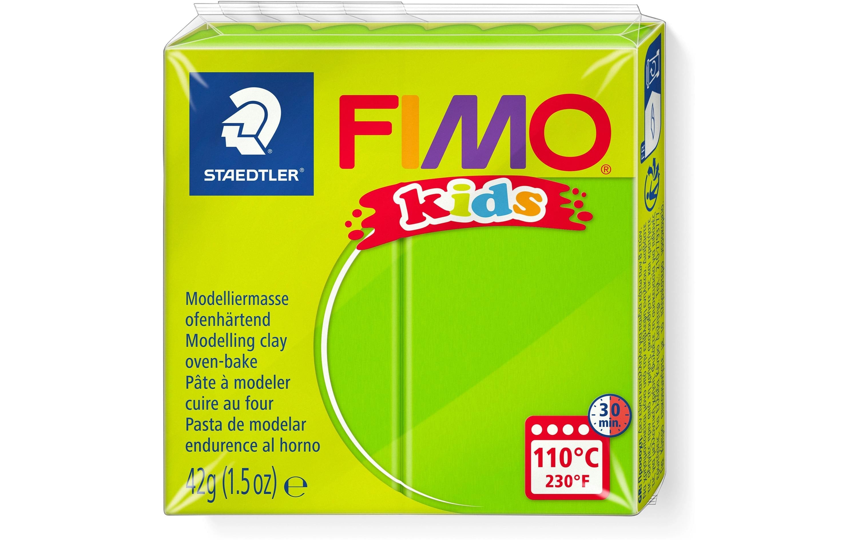 FIMO kids Modelliermasse hellgrün ofenhärtend, besonders weich