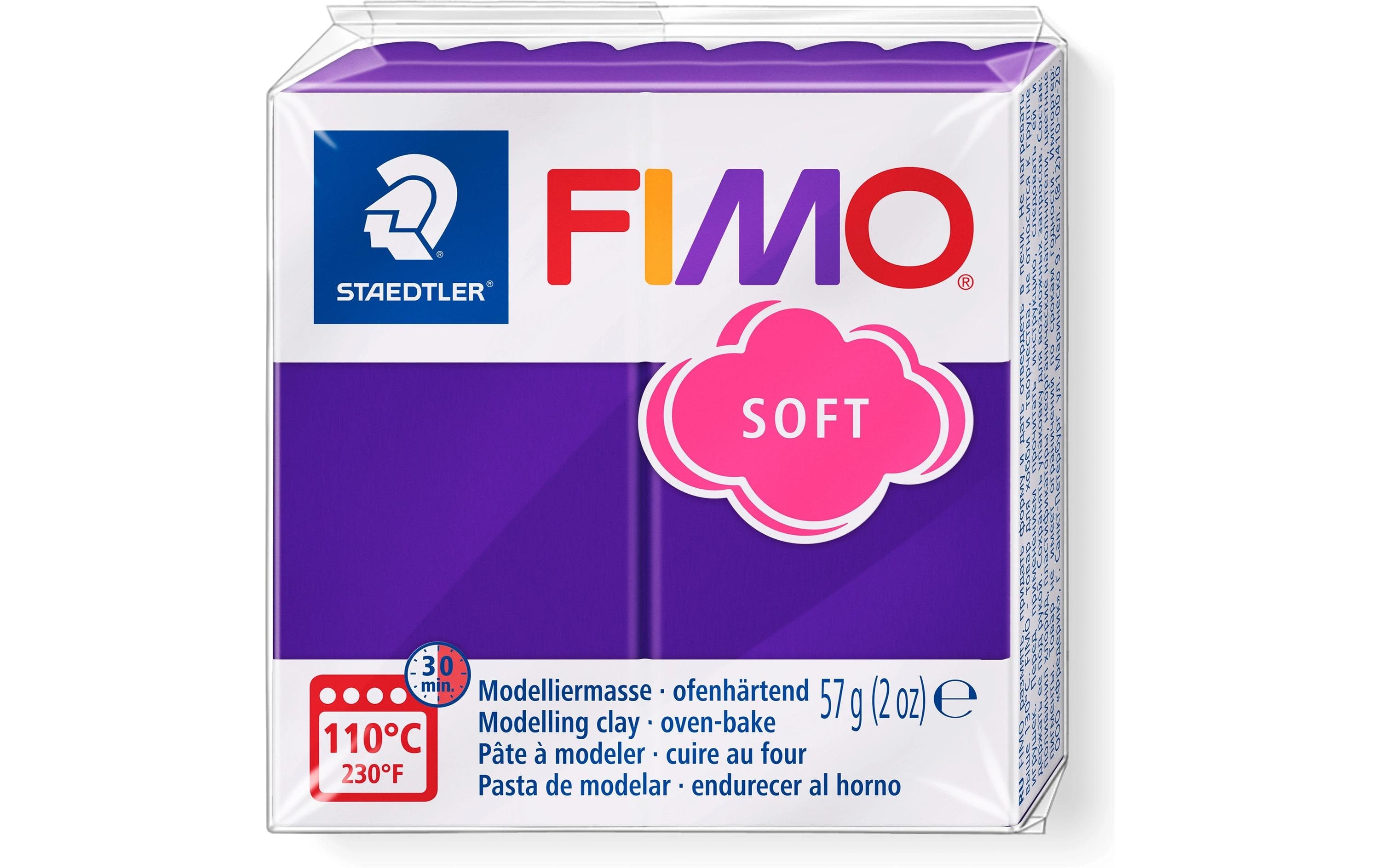 FIMO Soft Modelliermasse pflaume, 57 g