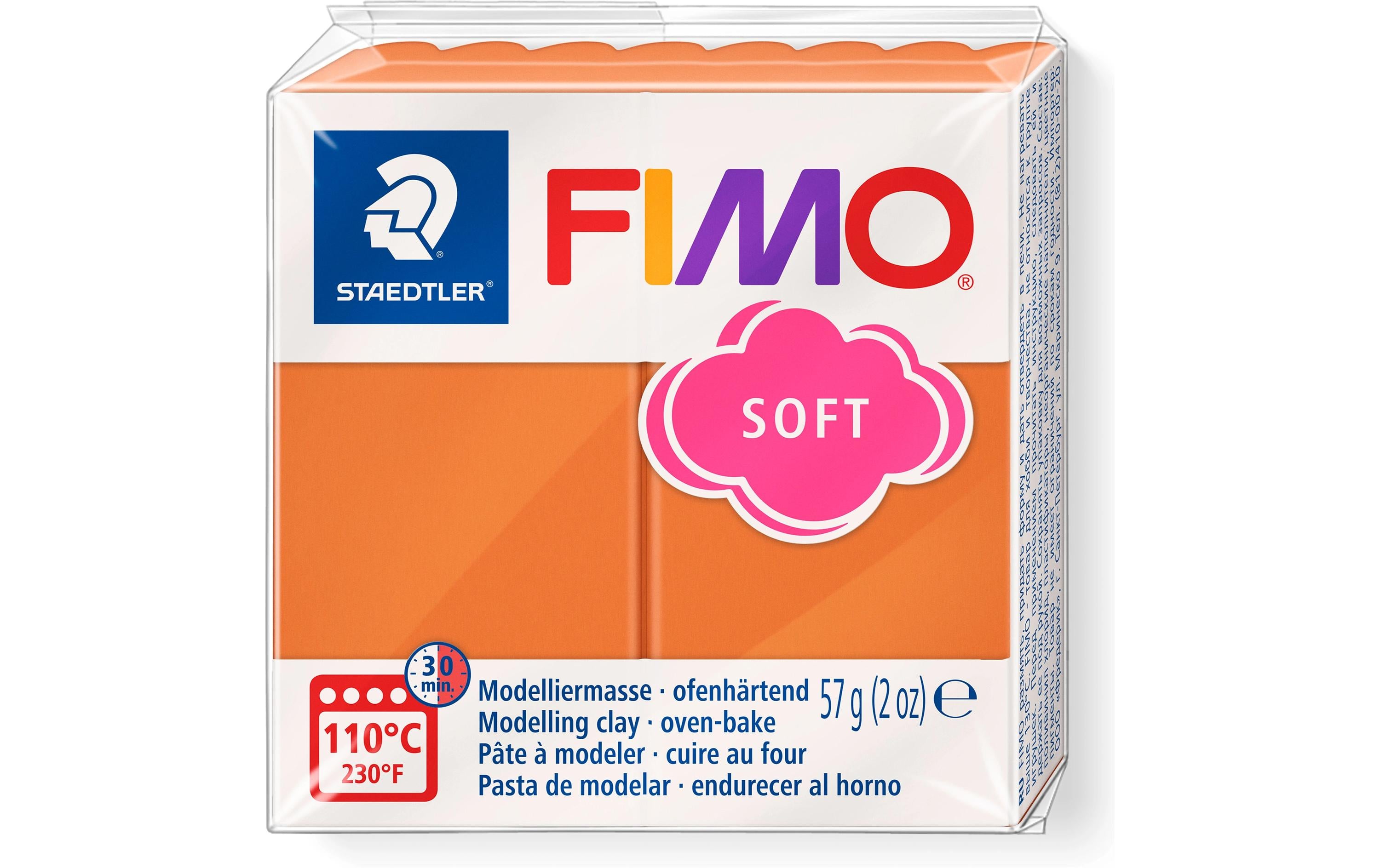 FIMO Soft Modelliermasse cognac, 57 g