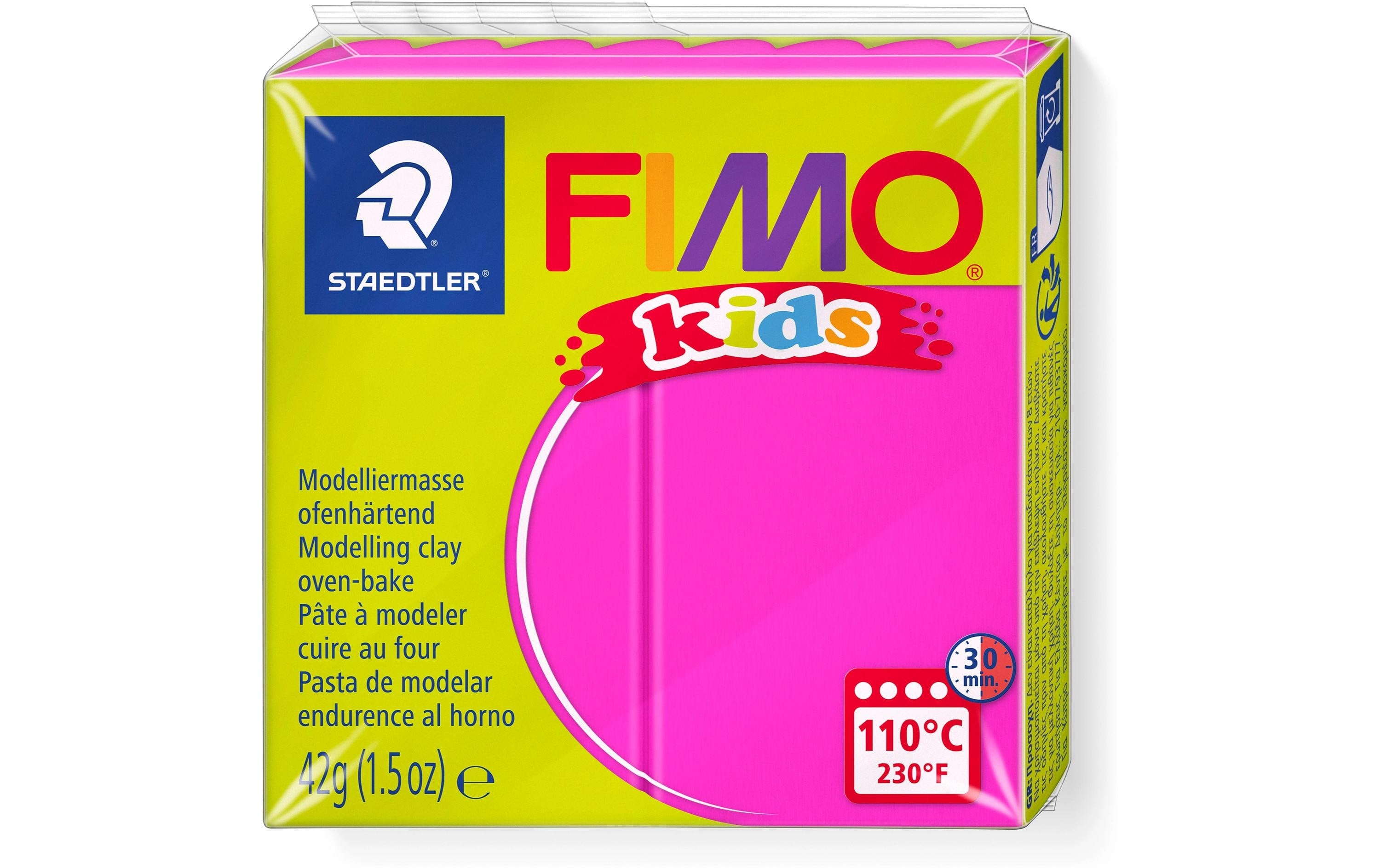 FIMO kids Modelliermasse pink ofenhärtend, besonders weich