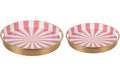 present time Serviertablett Set Candy Swirl