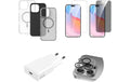 4smarts Value Set, 3 Cases, 3 Glas, Charger iPhone 16 Pro