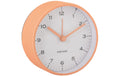 KARLSSON Wecker Circus Rings Exkl. 1 x AA Batterie, Peach orange