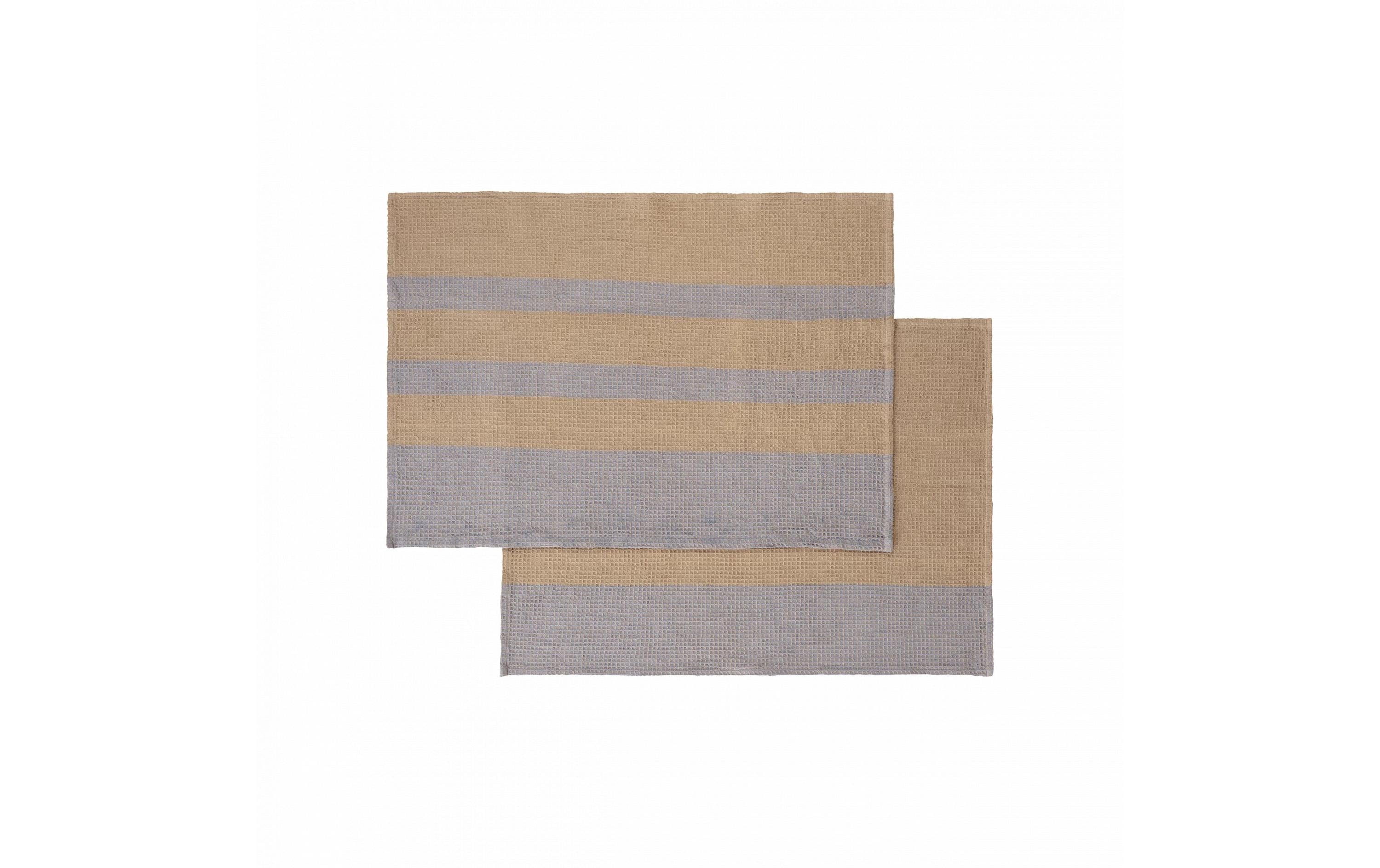 Blomus Geschirrtuch GANO 2er Set Indian Tan / Tradewinds
