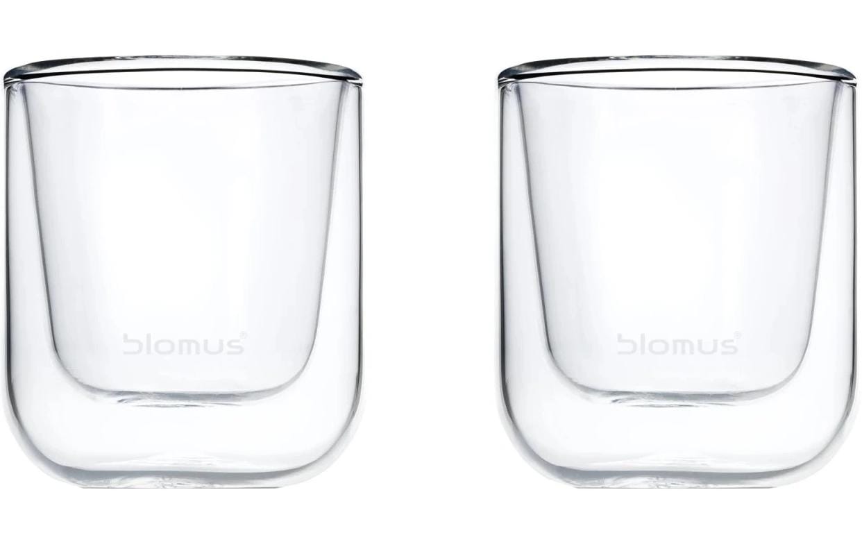 Blomus Espresso-Gläser NERO 2 Stück, 80ml, Glas