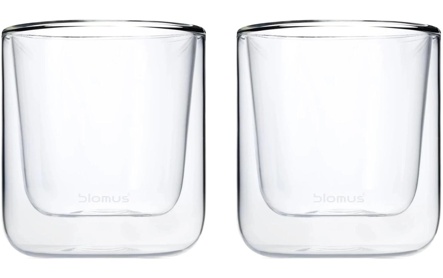 Blomus Kaffee-Gläser NERO 2 Stück, 200ml, Glas