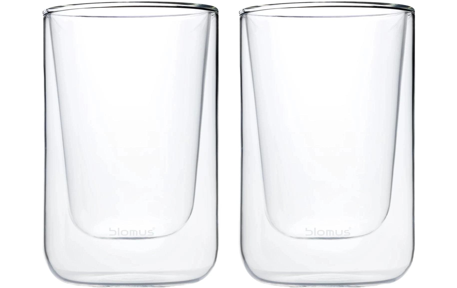 Blomus Cappuccino-Gläser NERO 2 Stück, 250ml, Glas