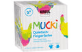 Kreul Mucki Fingerfarbe Set Quietsch 150 ml, 4 Stück
