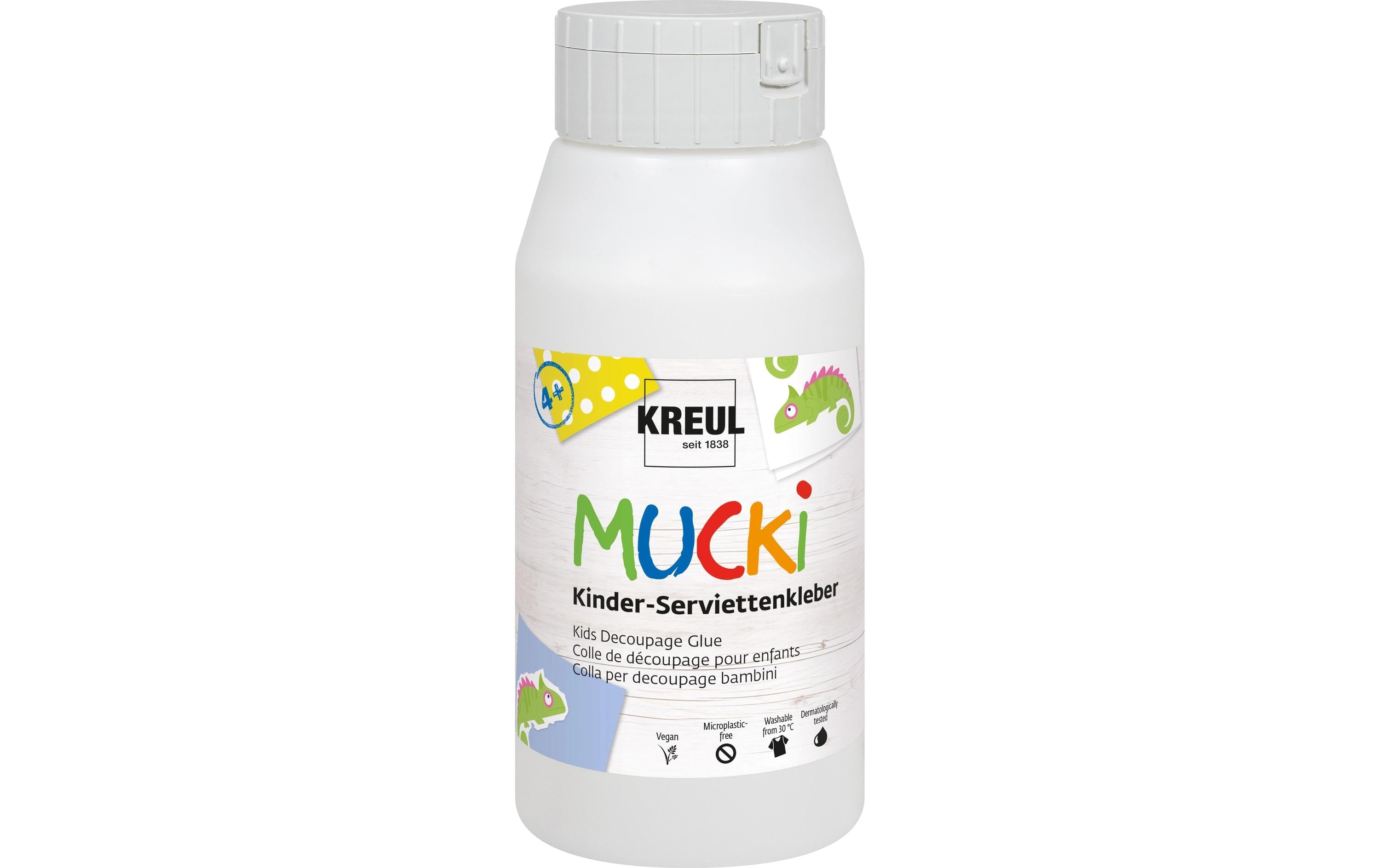 Kreul Mucki Serviettenkleber Kinder 750 ml, 1 Stück