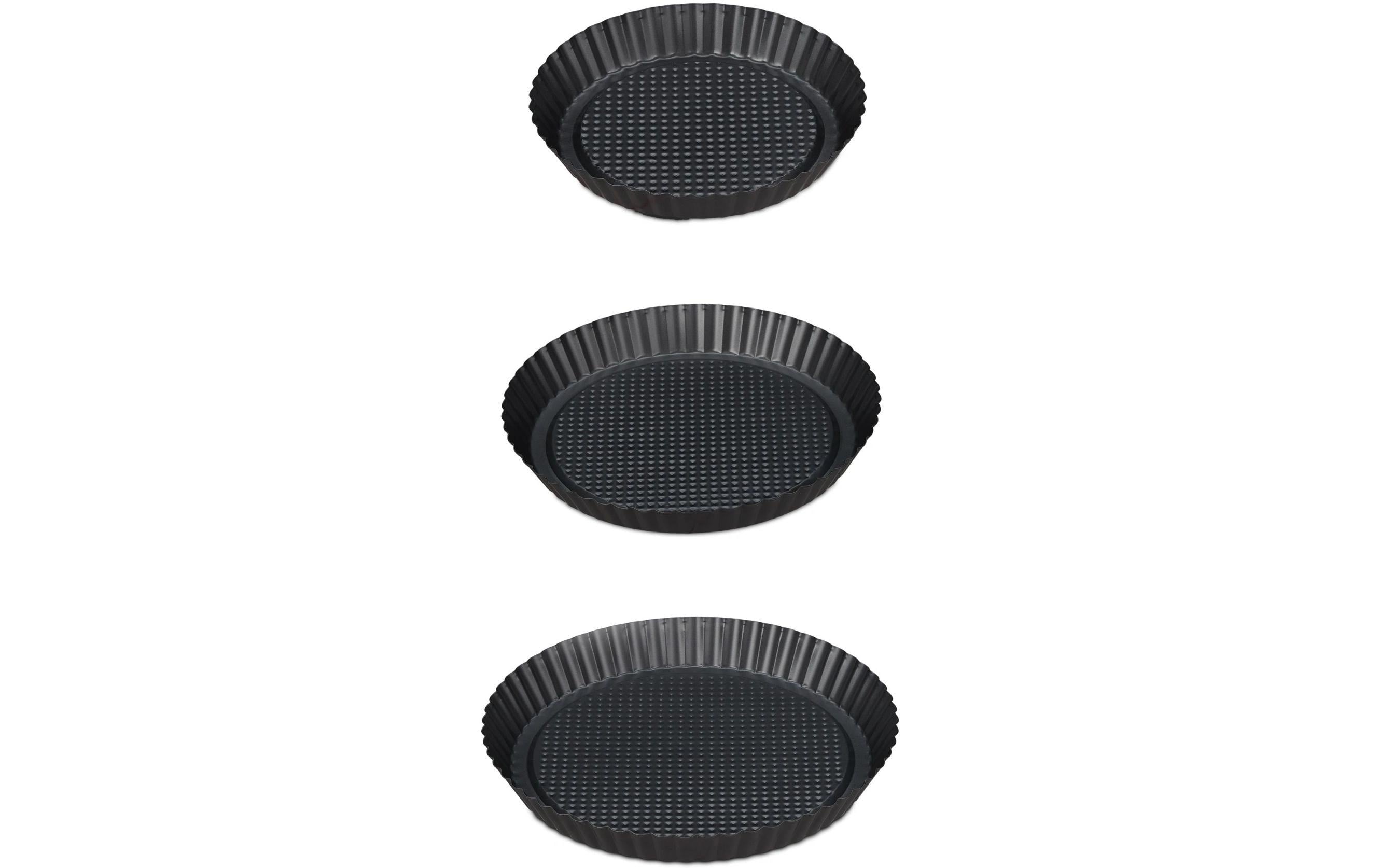 relaxdays Obstbodenformen Set mit 3 Formen, 21/26/28cm