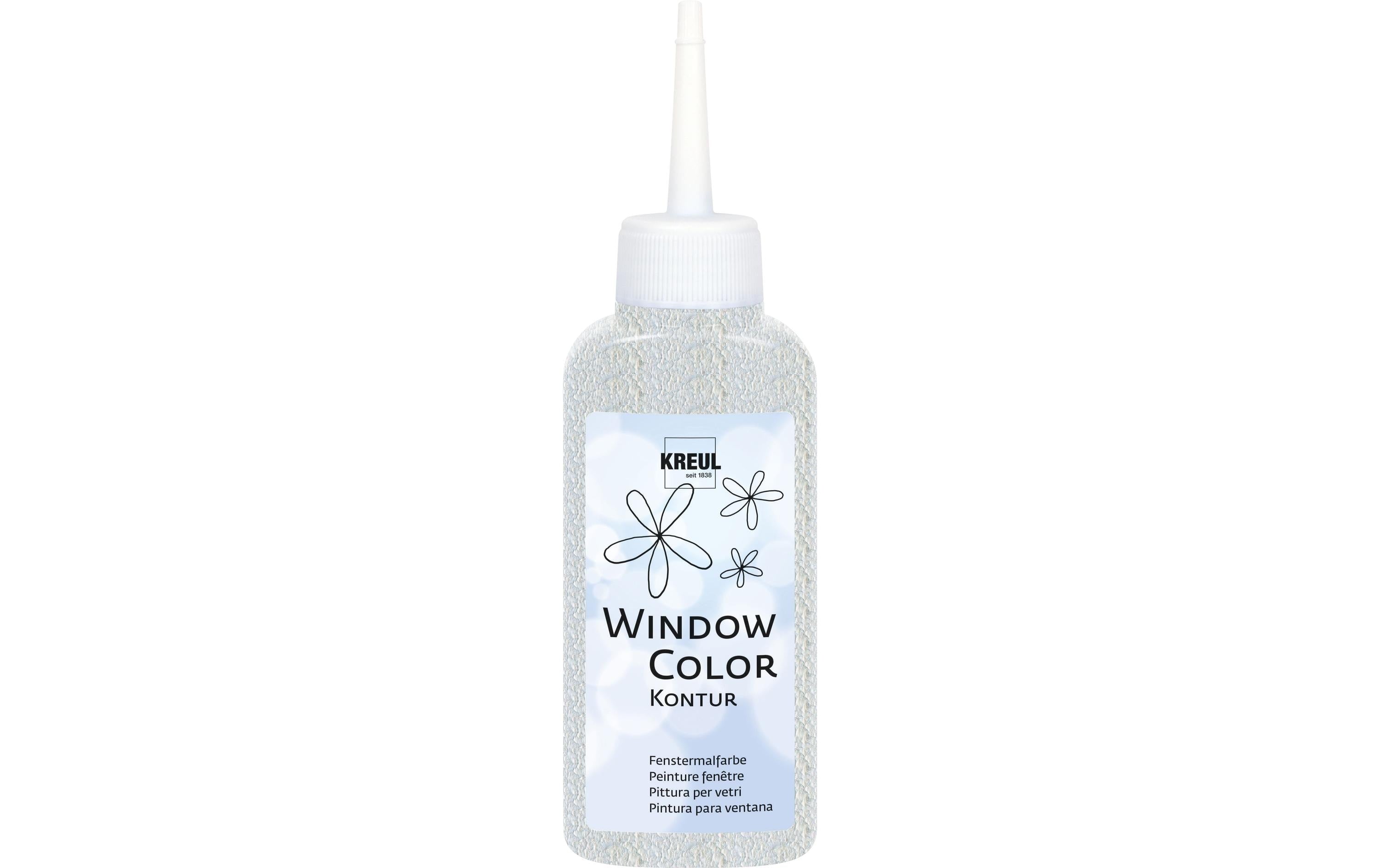 Kreul Fensterfarbe Kontur transparent 80 ml, 1 Stück