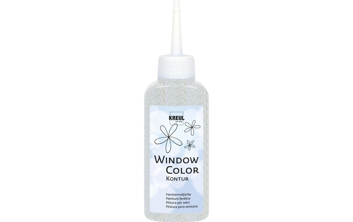 Kreul Fensterfarbe Kontur transparent 80 ml, 1 Stück