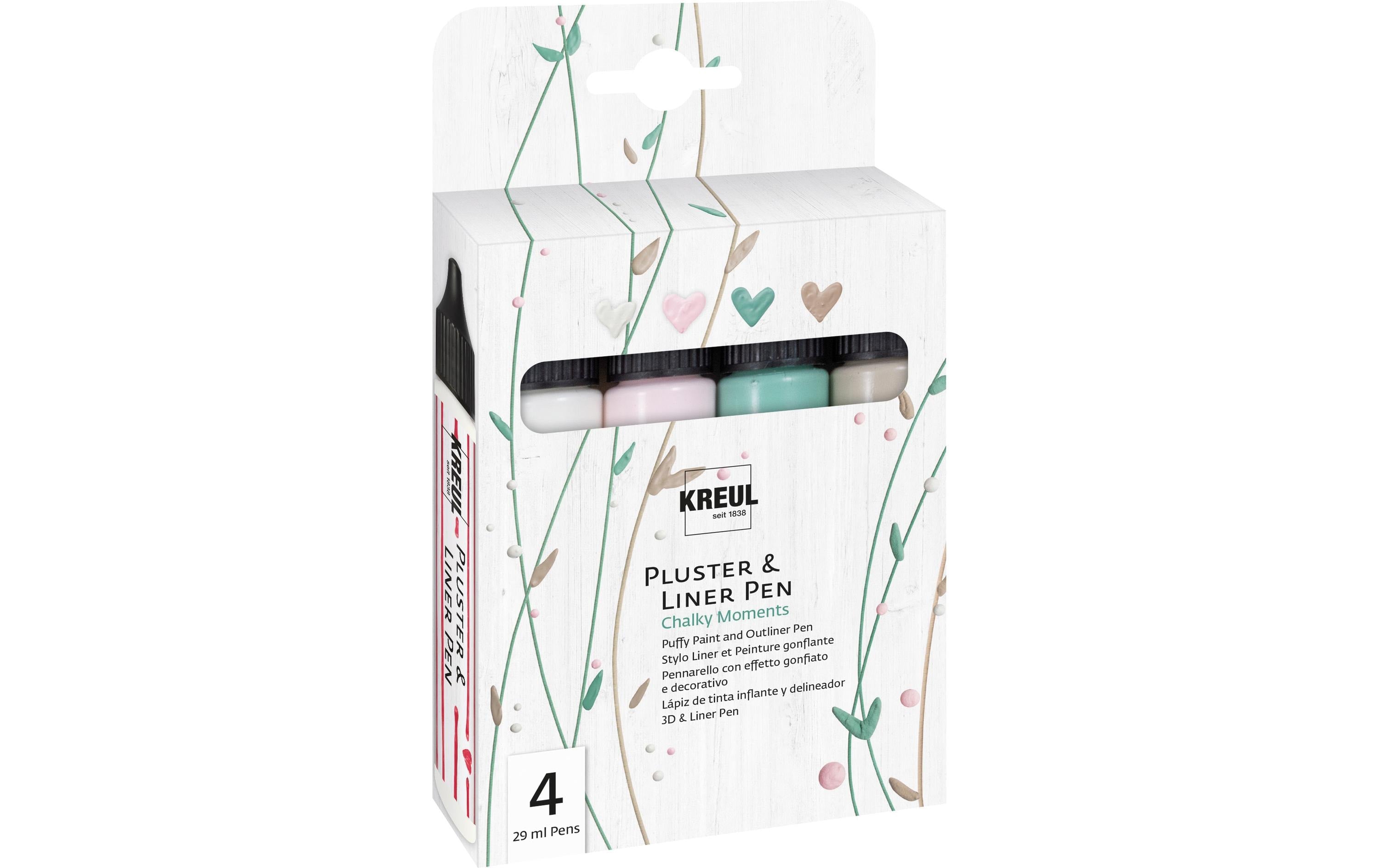 Kreul Pen Liner Set Chalky 29 ml, 4 Stück