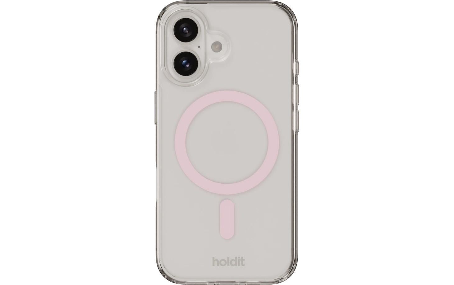 Holdit MagSafe Case Pink/Transparent iPhone 16