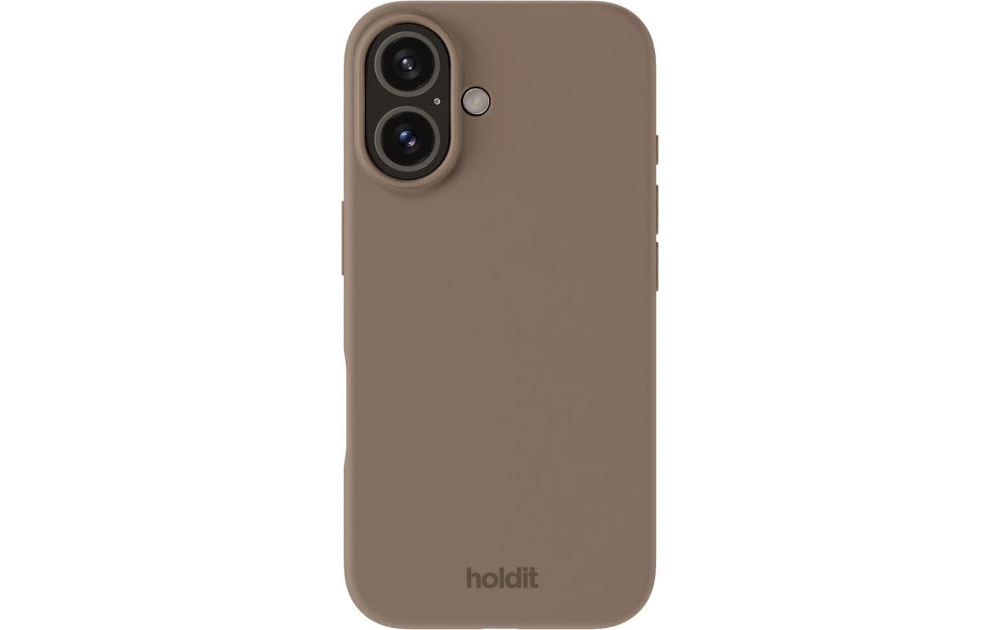 Holdit Silicone Case Mocha Brown iPhone 16 Plus