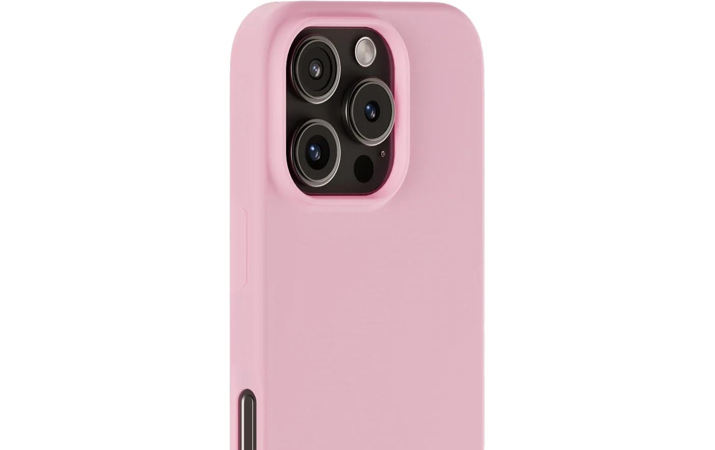 Holdit Silicone Case Pink iPhone 16 Pro