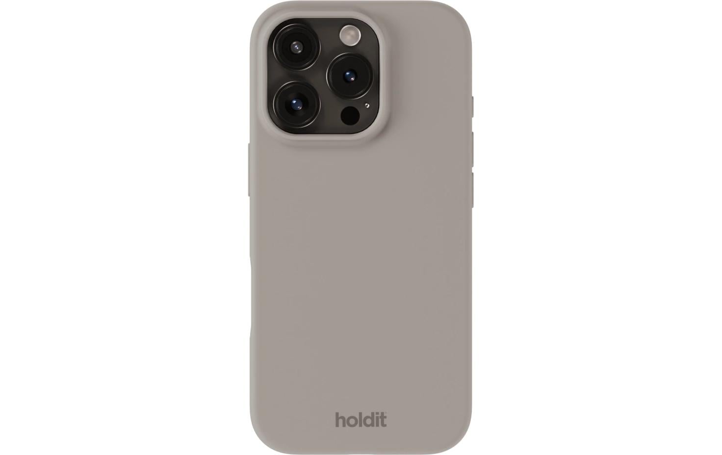 Holdit Silicone Case Taupe iPhone 16 Pro