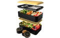 Umami Lunchbox Original L 18.2x11x7cm, 1.5 Liter, Black & Bamboo