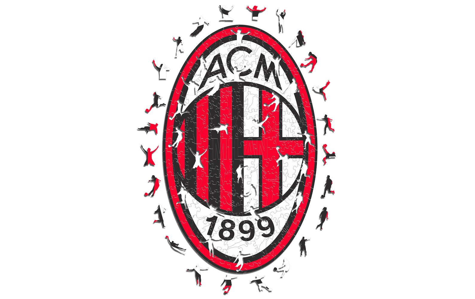 Holz-Puzzle AC Milan - Logo 270 Teile