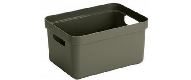 Sigma home Aufbewahrungsbox 5 Liter 25.2x17.5x12.2cm, Dunkelgrün