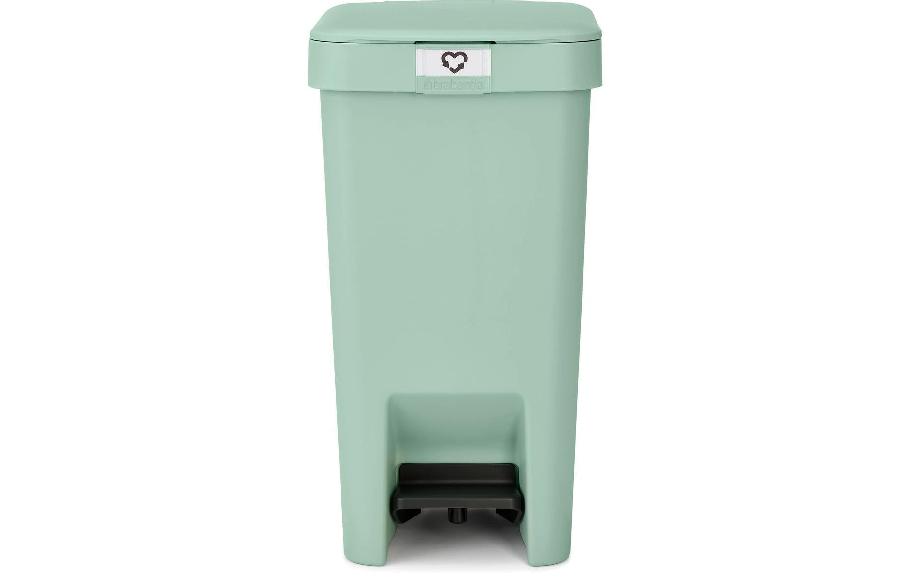 Brabantia Treteimer StepUp Recyclingeimer, 10 Liter, Jade Green