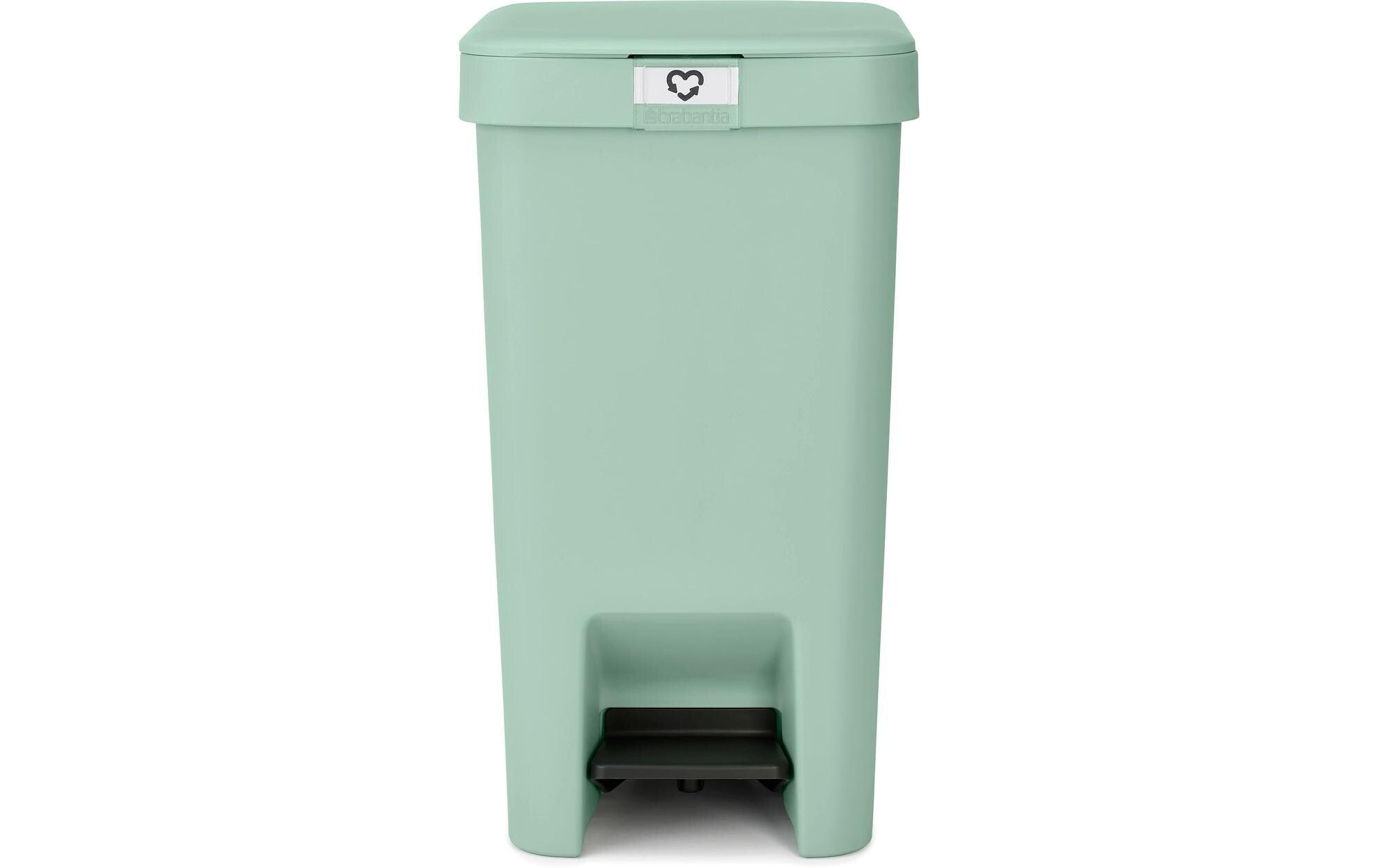 Brabantia Treteimer StepUp Recyclingeimer, 16 Liter, Jade Green