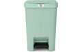 Brabantia Treteimer StepUp Recyclingeimer, 25 Liter, Jade Green