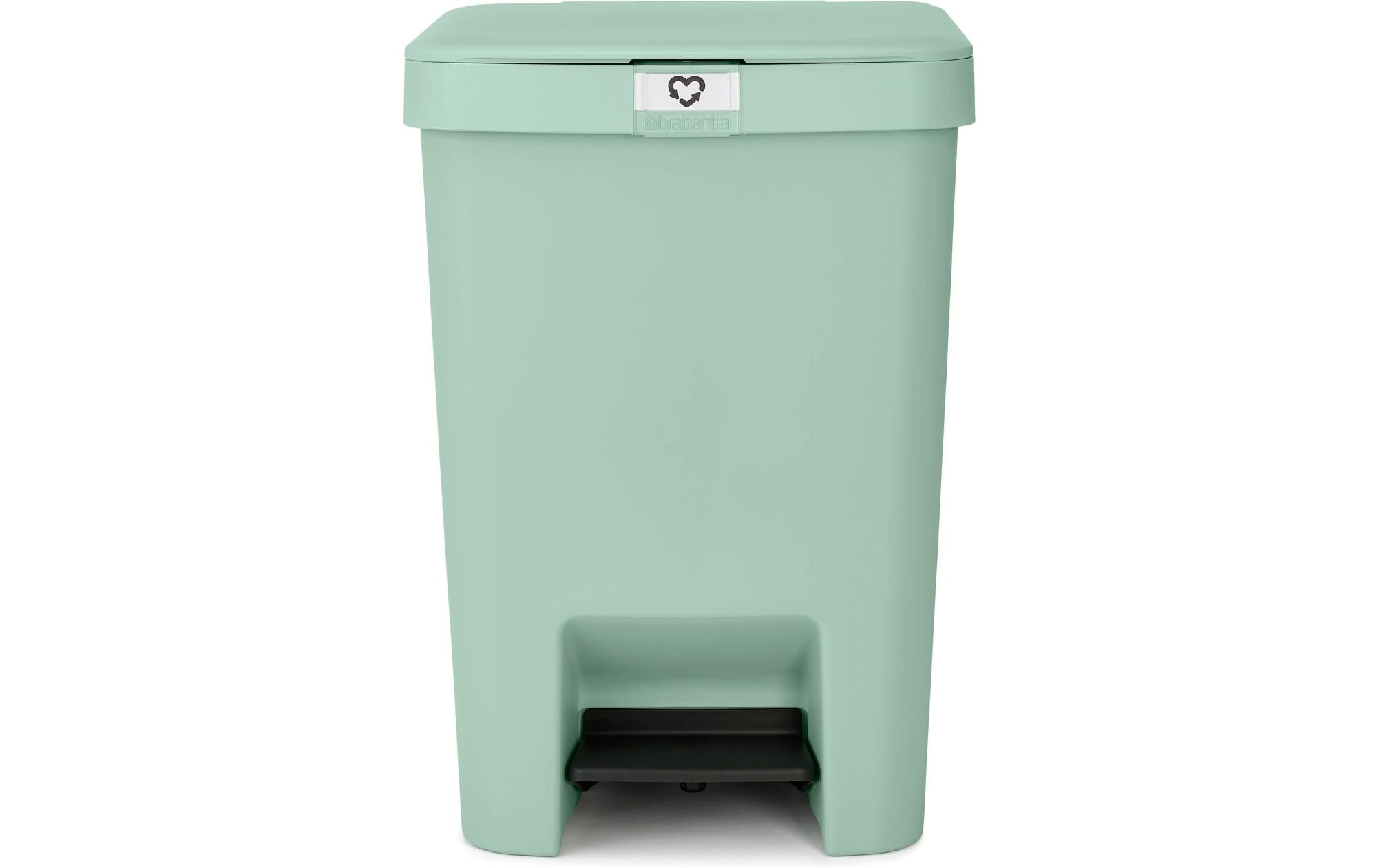 Brabantia Treteimer StepUp Recyclingeimer, 25 Liter, Jade Green