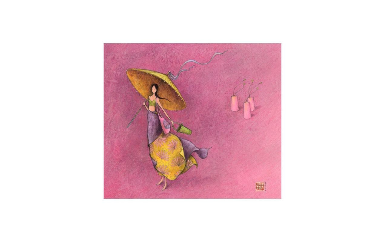 Cart Glückwunschkarte Universal Gaëlle Boissonnard, Format 16 x 14 cm