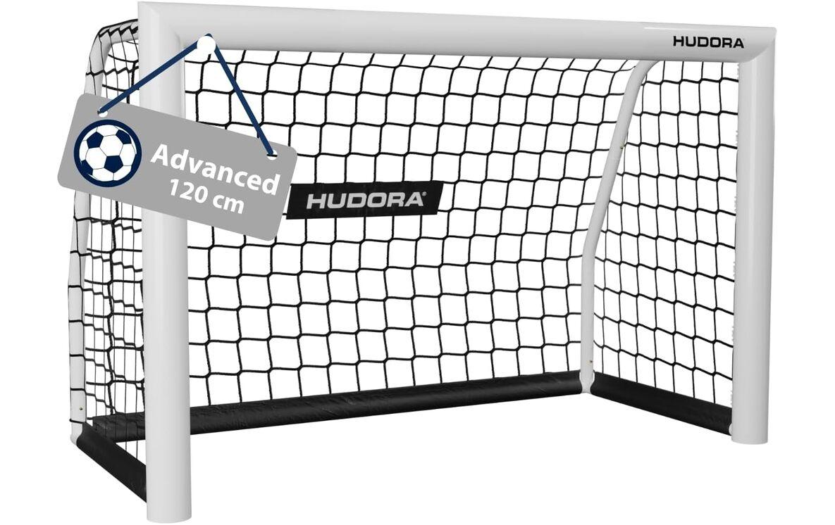 Hudora Fussballtor Advanced 120 weiss, 120 x 80 x 60cm
