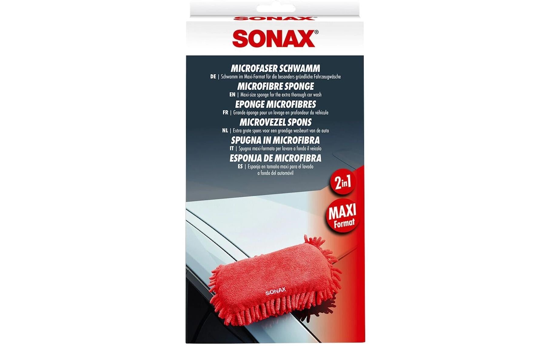 SONAX Microfaser Schwamm 2in1 1Stk.