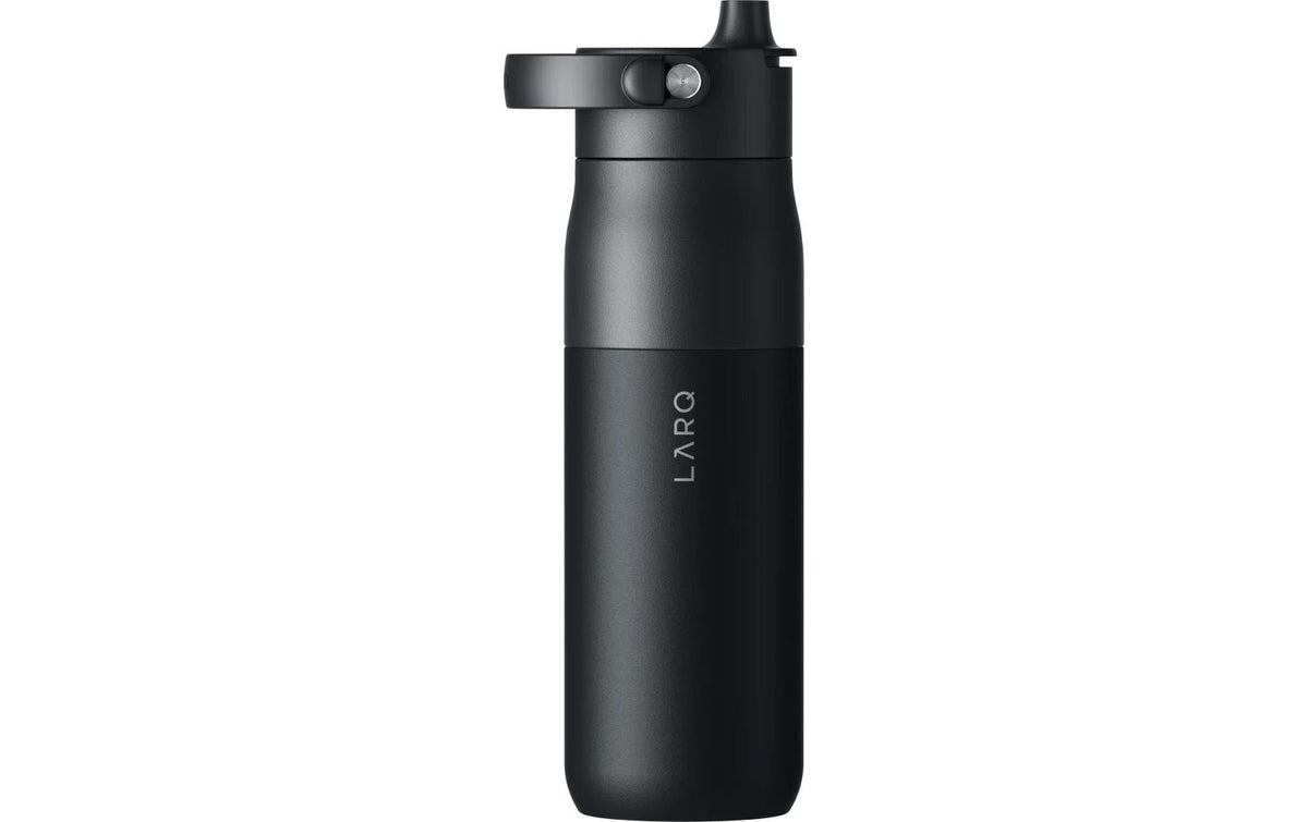LARQ PureVis 2 Flasche 680ml Schwarz Edelstahl, UVC Reinigungstechnologie