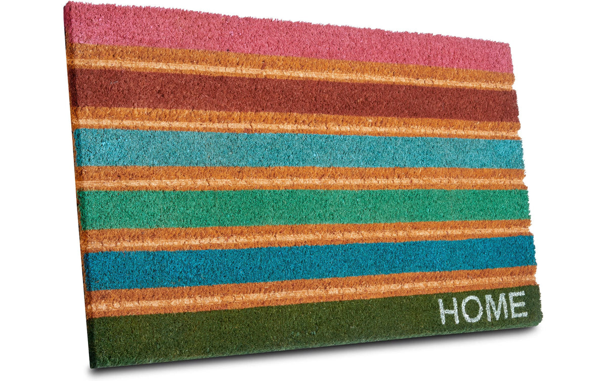 Hanse Home Fussmatte Colorful Stripes Kokos/PVC, 45x75cmx1.5cm