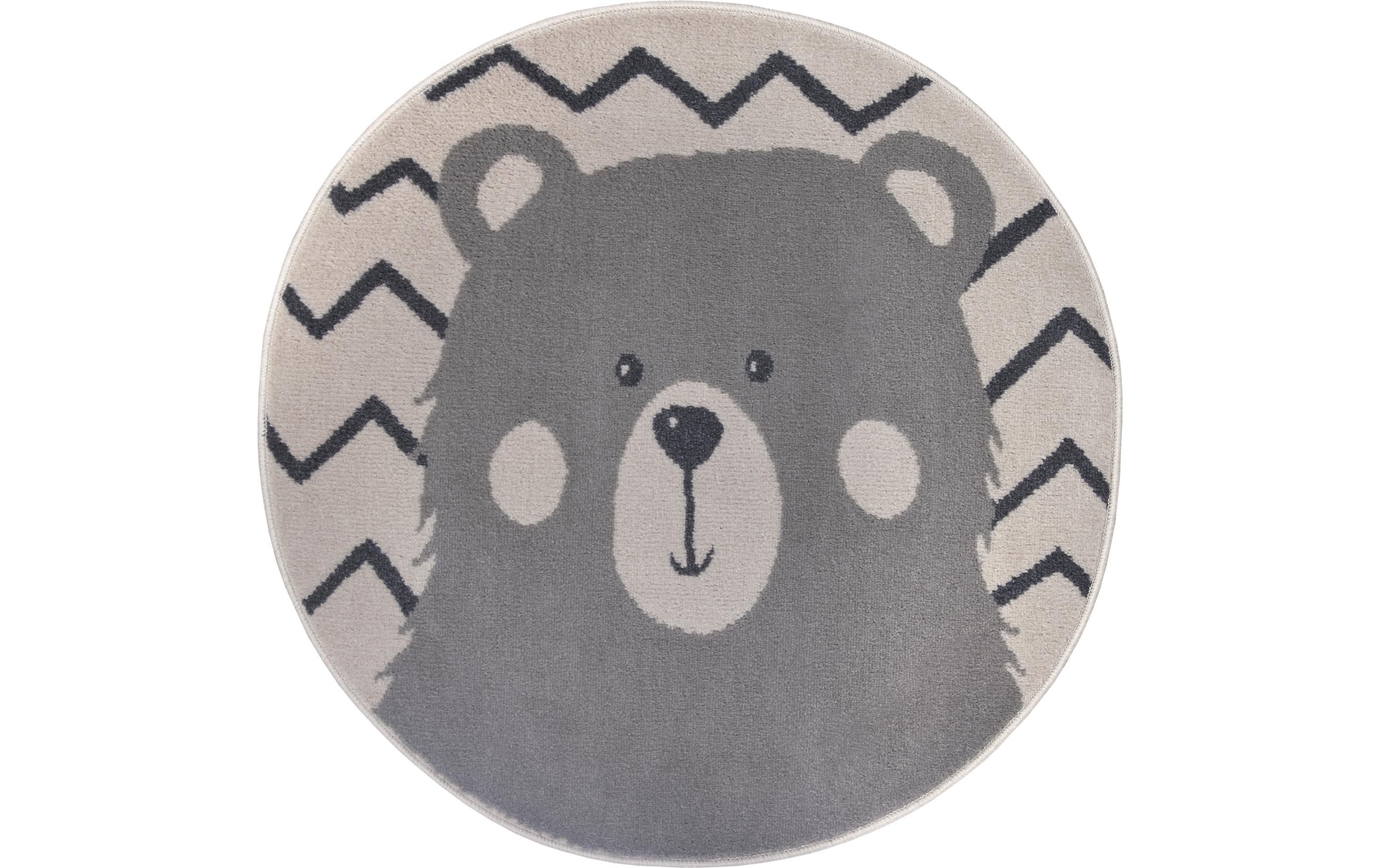 Hanse Home Kinderteppich Bear 100% Polypropylen, Ø  140cm, H: 0.8cm