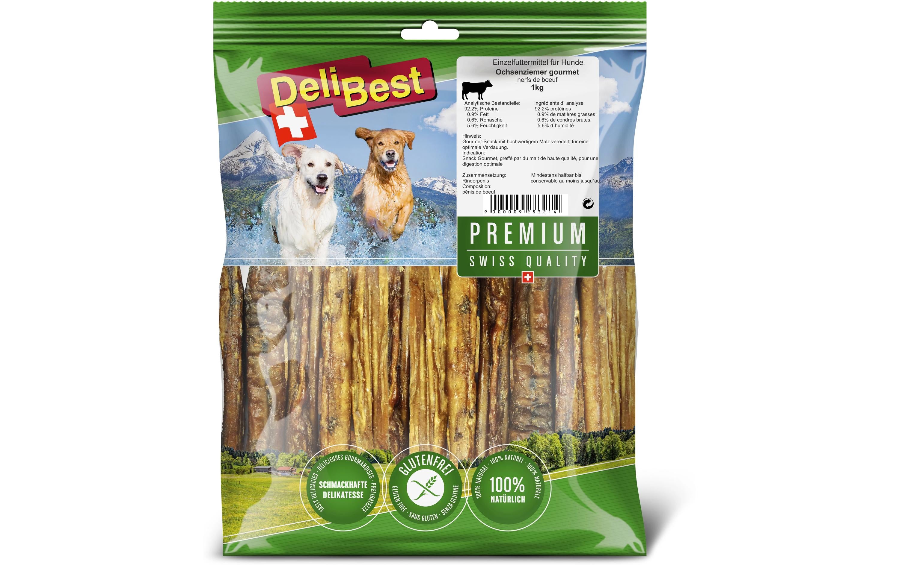 DeliBest Ochsenziemer 15cm gourmet 1kg