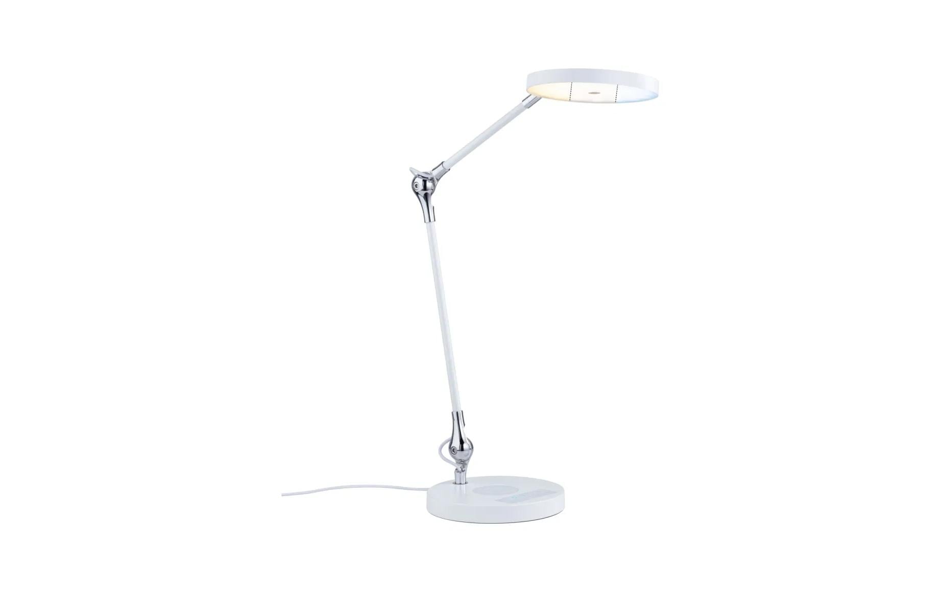 Paulmann Numis LED Tischleuchte weiss QI LED 11W 1100lm 2700 - 6500K QI Lade, Touch