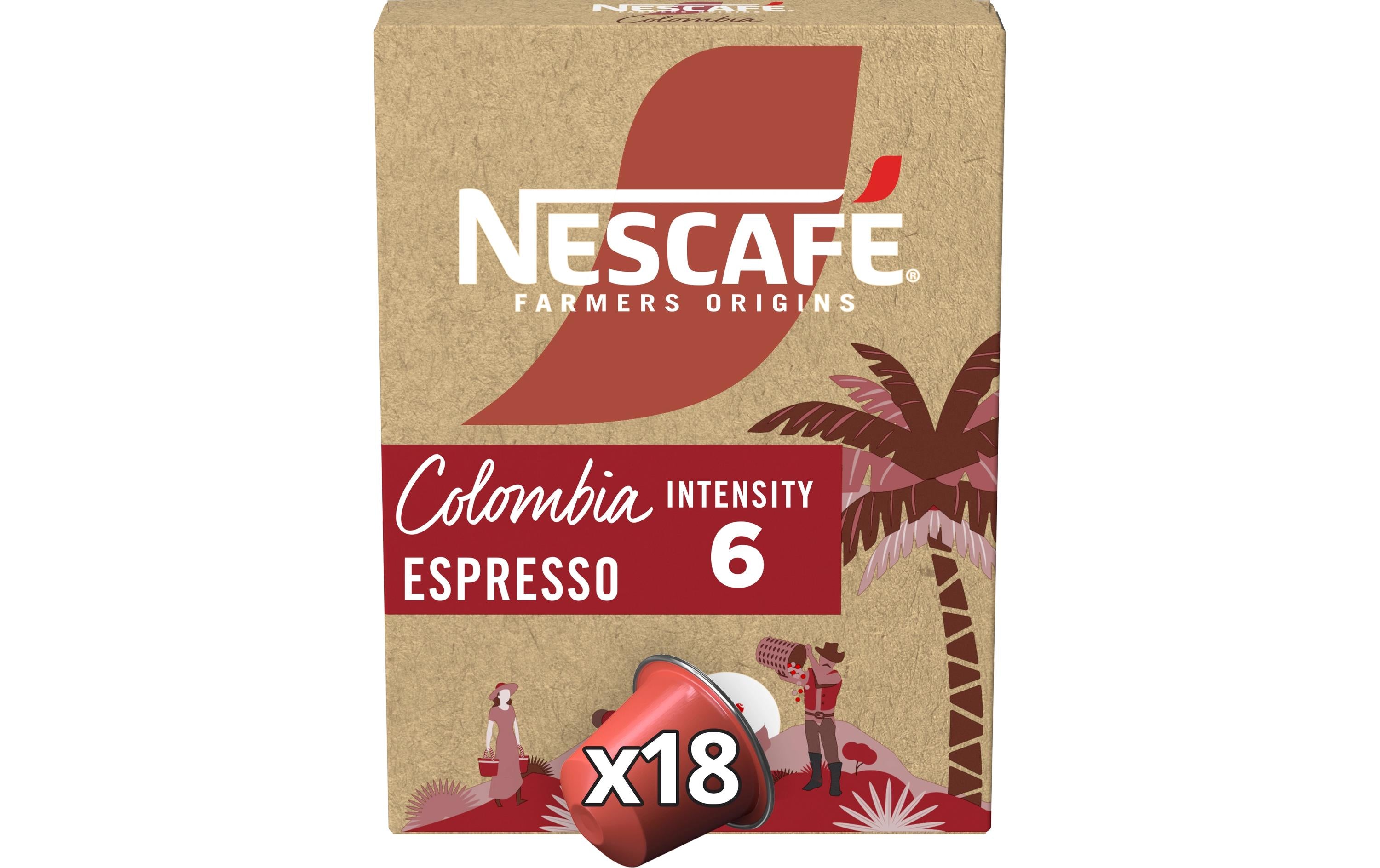 Kaffeekapseln Farmers Origins Colombia 18 Stück