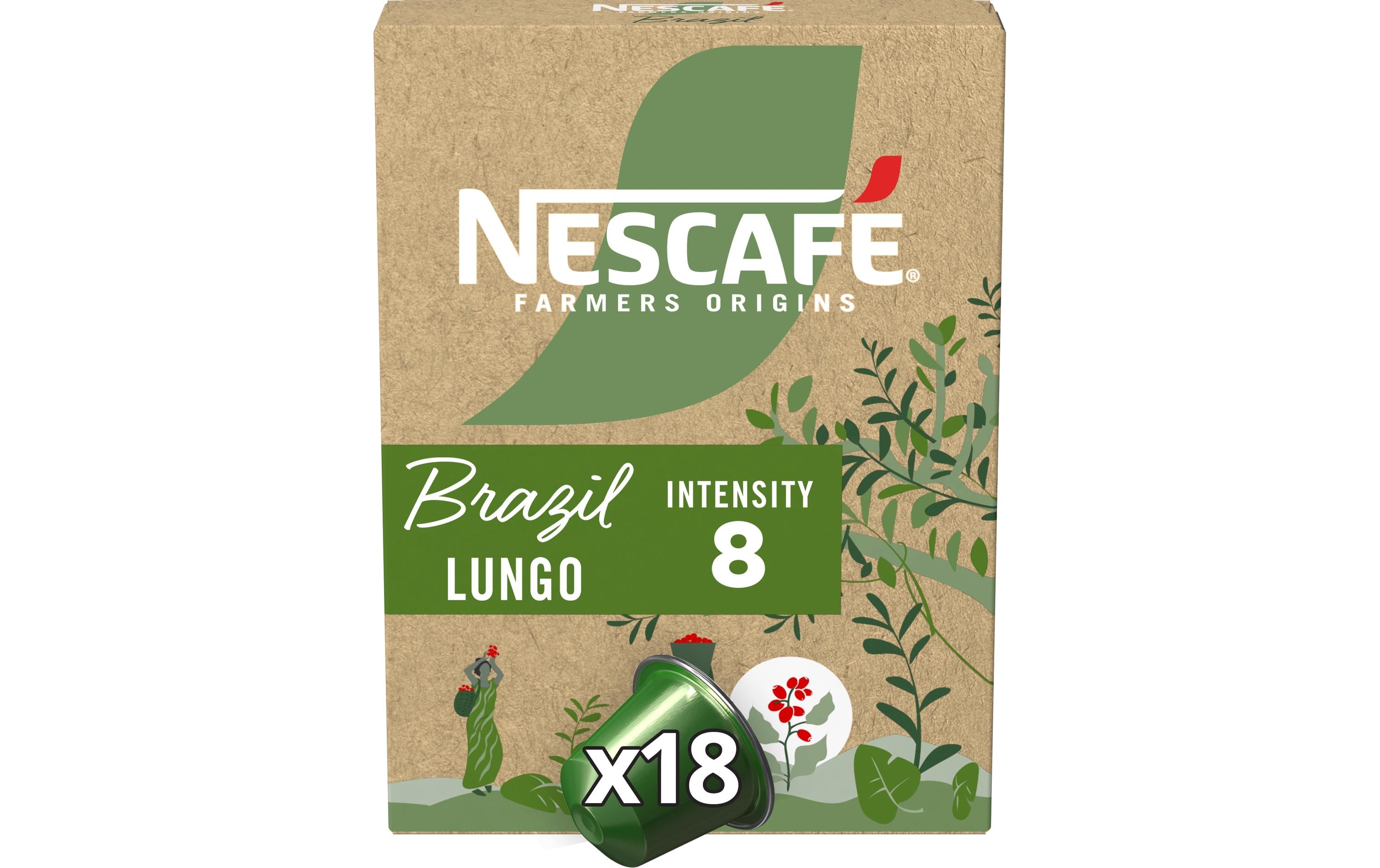 Kaffeekapseln Farmers Origins Brazil 18 Stück