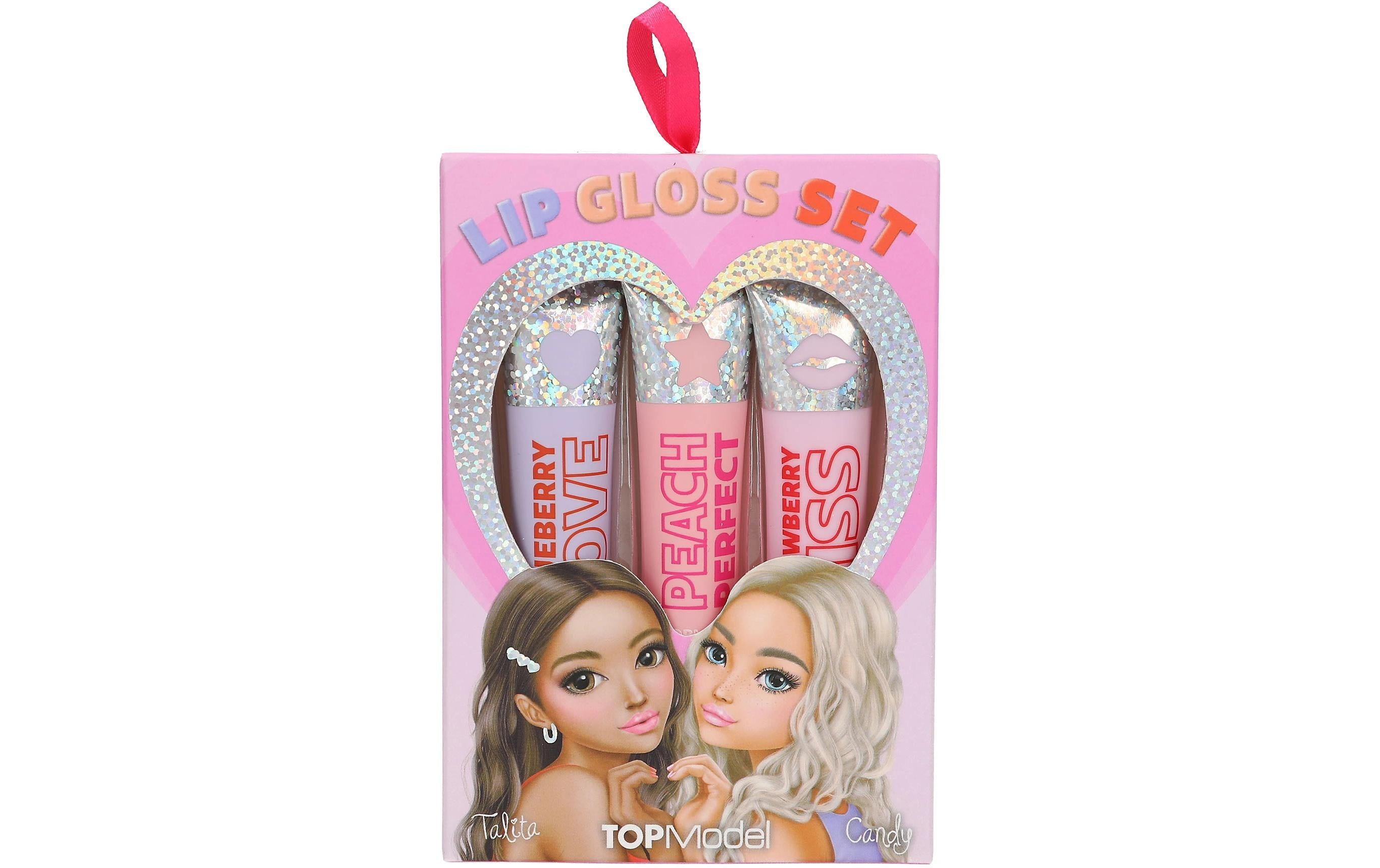Depesche Lip Gloss Set Top Model 3 Stück, 8 ml pro Tube